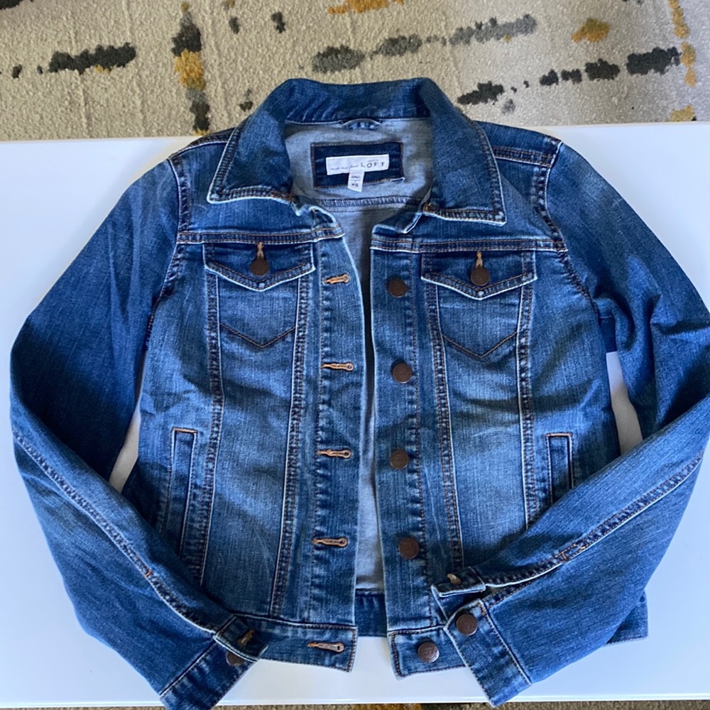 Loft XS classic jean jacket